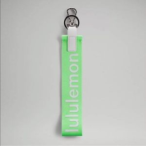 Lululemon Never Lost Keychain Scream Green